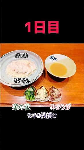 2年後に主夫になる一軒家に住むハゲ1日目『蒸し鶏そうめんとなすの浅漬け』#料理#一軒家#田舎#彼女はナス嫌い