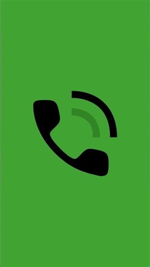 Active phone call icon animation #greenscreen