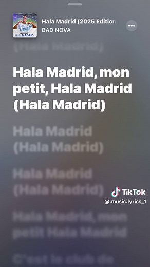 Hala Madrid - BAD NOVA (2025 Edition) Anthem