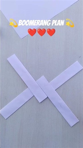 💫How to make a paper Boomerang plan? #origami #papercraft 💫
