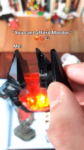 Palantir Lantern on Instagram: "Lord of the Rings custom Sauron Eye light buils for Lego lovers🌋 #custom #lotr #lordoftherings #lego"