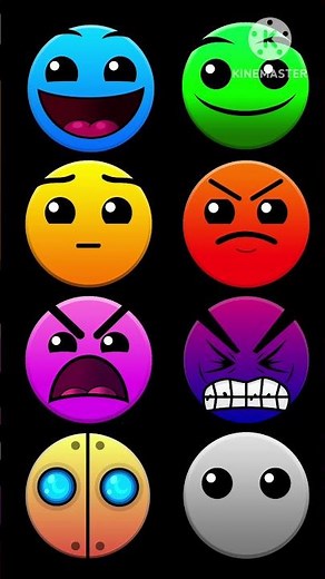 Geometry Dash Difficulty Faces Name's (Version 2)