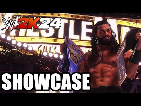 WWE 2K24 Wrestlemania Showcase Full Gameplay Walkthrough