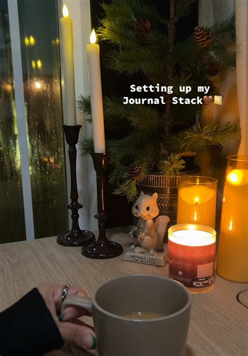 Setting Up My Cozy Journal Stack for New Year