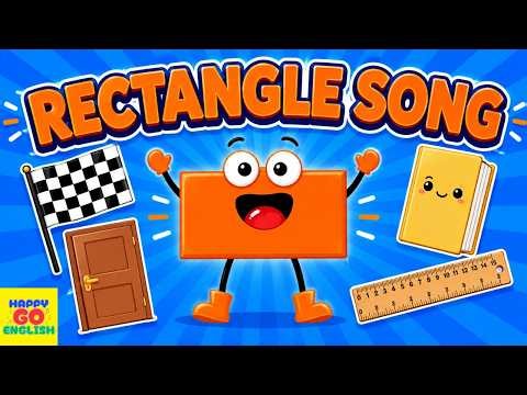 Rectangle Song for Kids | Learn Shapes | ESL & Preschool Learning