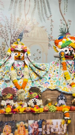 Varada Vishwambhar Dasa on Instagram: "Today’s beautiful Darshan💐#lord ofuniverse#instagram"