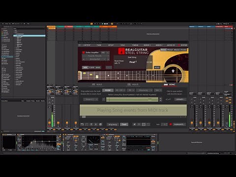 Musiclab Real Guitar Steel Strings Song Strumming