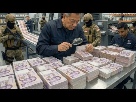 Inside the Singapore Dollar Factory: The Hidden Anthem on the $1,000 (Full Process)