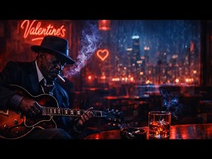 Slow Smooth Jazz Blues for Stress Relief and Night Calm