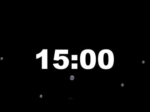 15 Minute Timer with Alarm | Full Screen Minimalist Countdown (HD) – ClockUnit