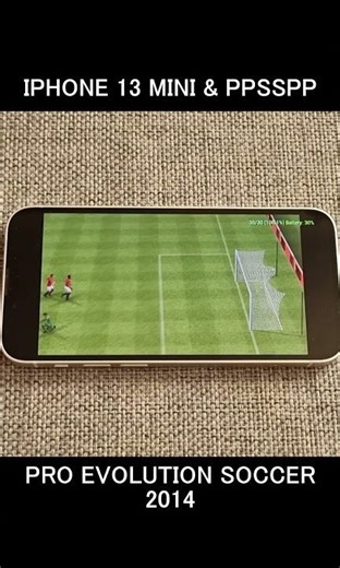 iPhone 13 mini - PES 2014 - PPSSPP Gameplay #shorts #iphone #ppsspp