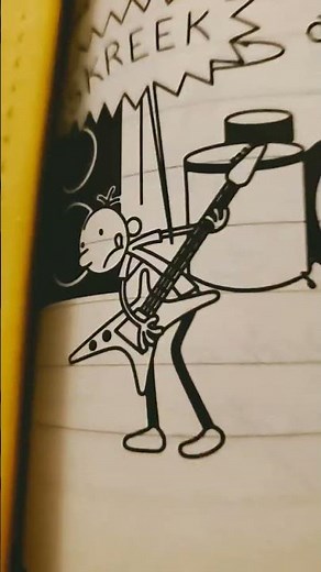 rodrick and his different bandmates singing exploded diper.