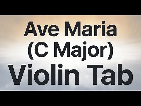 Learn Ave Maria (C Major) on Violin - How to Play Tutorial