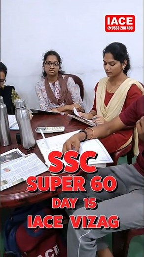SSC Super 60 – Day 15 | 14 Hours Intensive Preparation at IACE Vizag