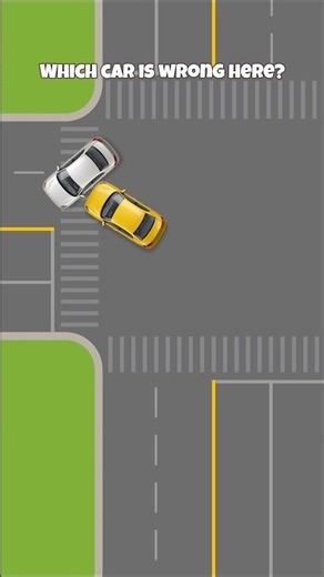 Which Car Is Wrong? Understanding Lane Position & Right of Way