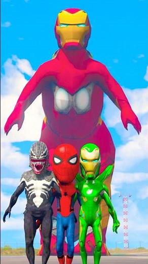 MINI SUPER HEROES VS BIG SUPER HEROS WHO IS THE STRONGEST 💪 #5 #shorts