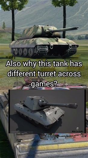 Why the E100 turret in WarThunder is WRONG and E100 in WoT is more accurate?