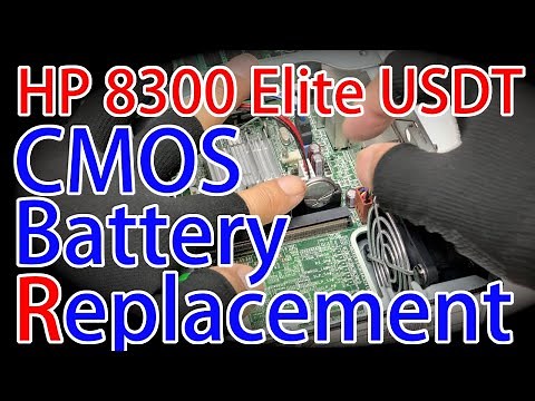 HP Compaq 8300 Elite USDT CMOS Battery Replacement