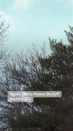 Public Safety Power Shutoff Update for Boulder, CO