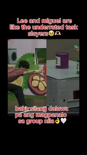 93 reactions · 5 comments | Lee and Migguel, mga lowkey task slayer #PBBCollab2point0 #PBBCelebrityCollabEdition #highlightseveryone | Bainina Matiman | Facebook