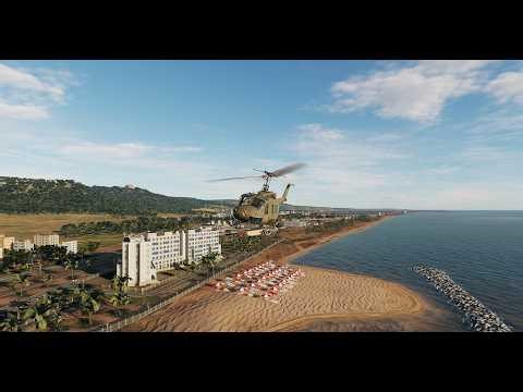 DCS: Syria Map - Flying over the coastline in Israel
