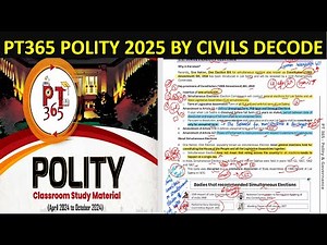 Vision IAS PT 365 POLITY 2025 (part 1) #upsc #ias #pt365polity