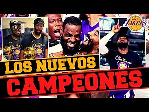 LOS LAKERS CAMPEONES DE LA NBA Y LEBRON MVP