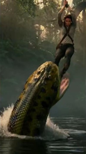 Jane vs Giant Snake Escape | She Narrowly Avoided Death #jane #snake