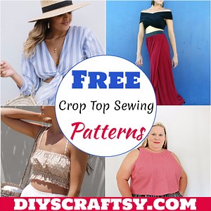 15 Free Crop Top Sewing Patterns For Beginners