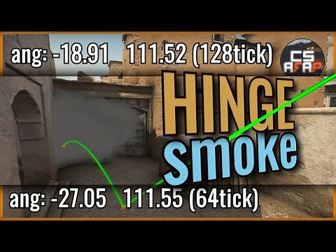 DUST2 HINGE SMOKE without AWP line-up (64 & 128 tick) | CS afap