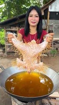 Cooking yummy deep fried chicken braised recipe