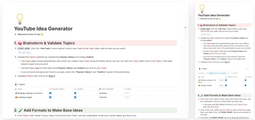 YouTube Idea Generator