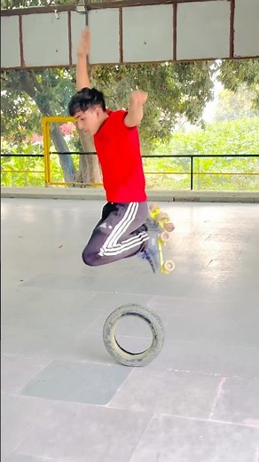 How to Jump on Roller Skates | Beginner Skating Trick 🇮🇳