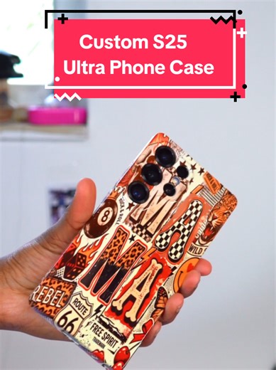 Your phone case should do more than protect your phone… it should speak for you 💅📱✨ If you’ve been wanting to show off your personality, style, and vibe, baby it’s time for a custom all-over wrap phone case 😍 Watch me transform my Samsung S25 Ultra with this bold full-cover design that screams ME. As a mama, I had to make something that fits my energy—cute, stylish, rock and roll and full of personality 💖 Because accessories should reflect who you are too! Your phone is in your hand every da