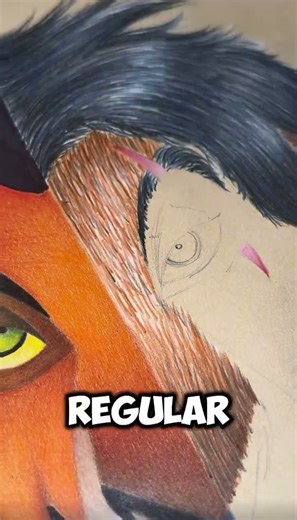 How to color scar like a pro (part2)✍🏽🦁 #artclass #drawing #artinstruction #howtodraw