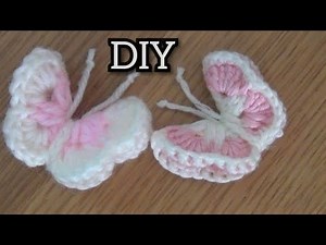 Learn how to crochet a 3D butterfly tutorial for beginners