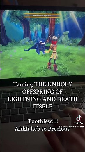 Taming a Night Fury Dragons: Wild Skies #httyd #dragon #game #gameplay #gaming #gamingshorts