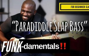【贝斯教程】THUMP! Bass Lesson Paradiddle Funk Rhythm