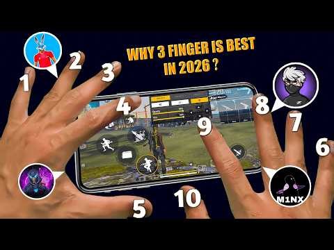 2 Finger Makes You Noob🤯 ?? | How To Start 3 Finger Claw In Free Fire|3 Finger HUD | Tips And Tricks