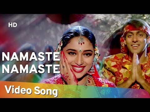 Namaste Namaste | Dil Tera Aashiq (1993) | Salman Khan | Madhuri Dixit | Sadhana Sargam