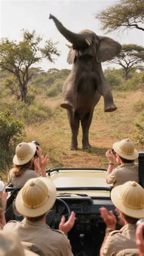 Unglaublicher Moment: Elefant beginnt zu tanzen-