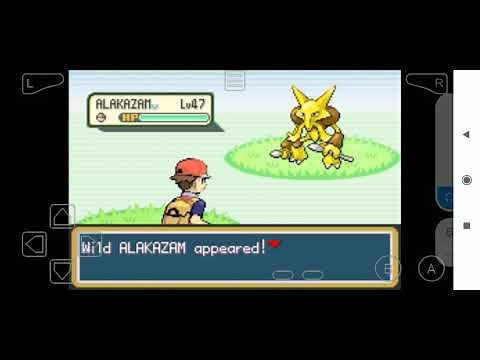 How to catch Alakazam in pokemon fire red