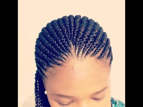 Ghana braiding Live Demo! (Fishtail,Pencil,Carrot braids) Before and After shots & Inbetween steps!