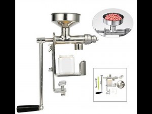 How to Use Manual oil press machine