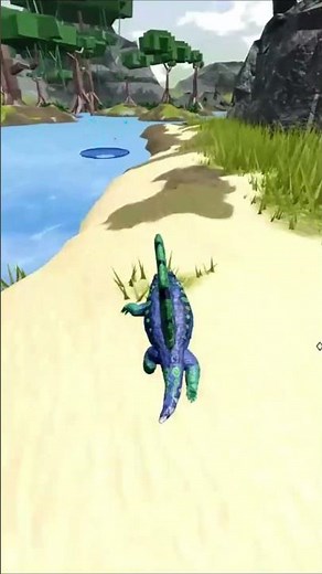 Roblox: Dinosaur simulator Platyhystrix #dinosaur #gaming #roblox #amphibians #prehistoric #fyp