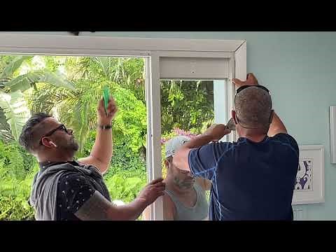 How to remove french doors
