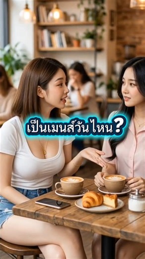 เป็นเมนส์วันไหน #รายงานประจำเดือน