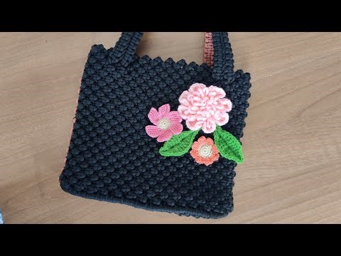 Easy macrame bag making tutorial for beginners 🧶🎀🤗