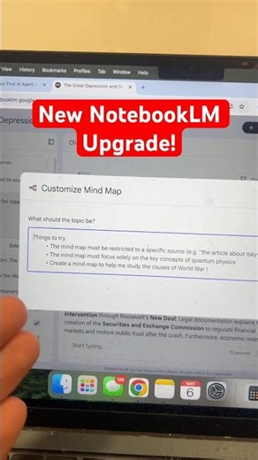 NotebookLM’s New Mind Maps Feature is Crazy! #shorts