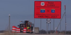 Ribbon cut for Highway 14 expansion between Nicollet and New Ulm; expected to open to traffic this evening